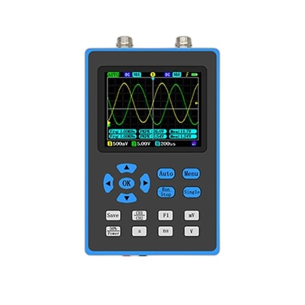 DSO2512G/ET202D Kädessä pidettävä digitaalinen oskilloskooppi - Elektroniikkatestaus, Analoginen kaistanleveys, Aaltomuodon tallennus 2 kanavaa DSO2512G