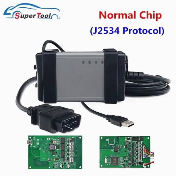 Bildiagnostiskt verktyg, Fulla chips, Flerspråkigt, Normal Chip J2534