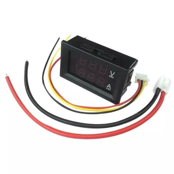DC 100V 10A digital voltmeter Voltmeter Amperemeter Blå + Röd LED Amp Dubbel digital voltmätare [0DEC7FB]