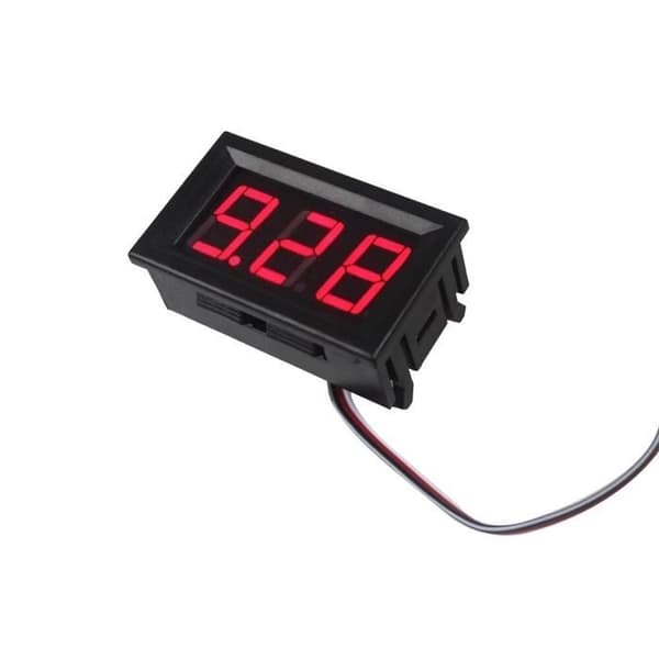 DC 100V 10A digital voltmeter Voltmeter Amperemeter Blå + Röd LED Amp Dubbel digital voltmätare [0DEC7FB]
