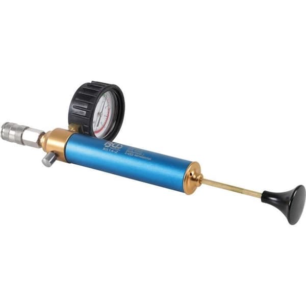 Tryckpump - BGS - Art. 8514 - Manometer 0-2,5 bar - Snabblåsningsanslutning - Hölje i aluminium
