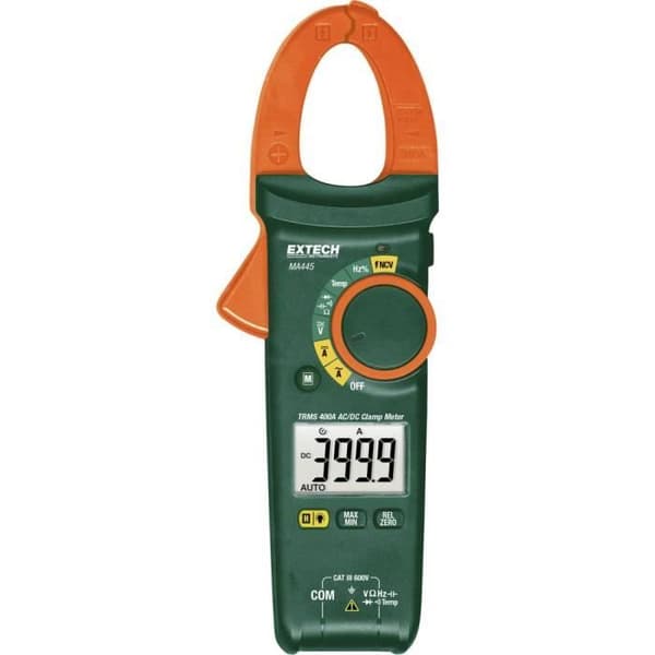 Multimeter, Extech MA445 MA445 digital CAT III 600 V strömtång Display (räknas): 4000 1 st (s) Grön, Orange