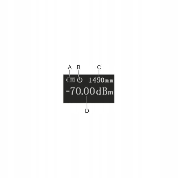 Optisk effektmåler -70 ~ +6 dBm 2,5 mm BENETECH