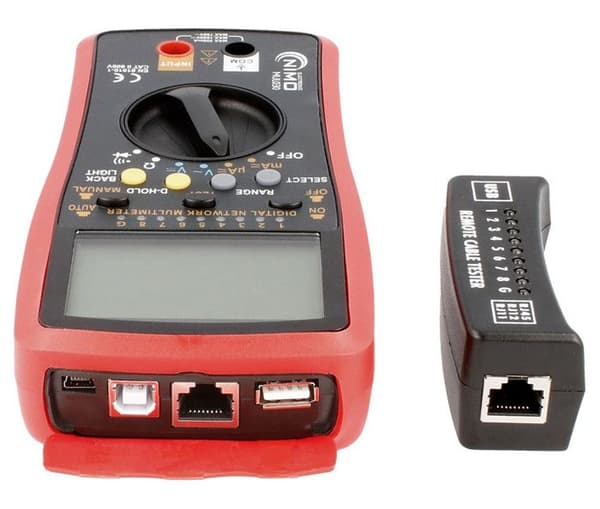 Nätverkstestare och multimeter USB A/B-testare