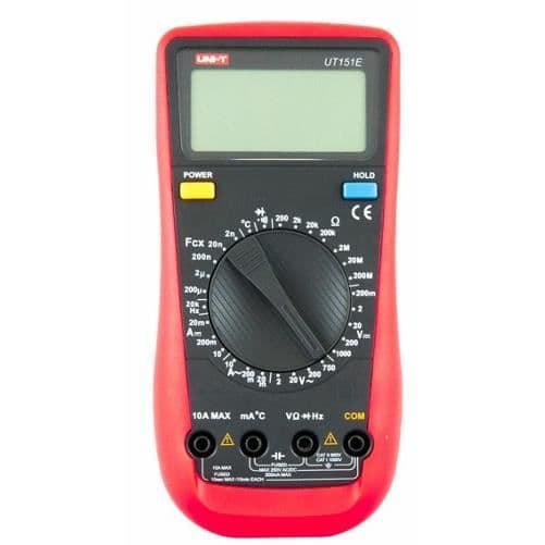 Digital multimeter UT151C 1000 volt i likström 600V växelström 10 ampere dc/ac ingår temperatursond