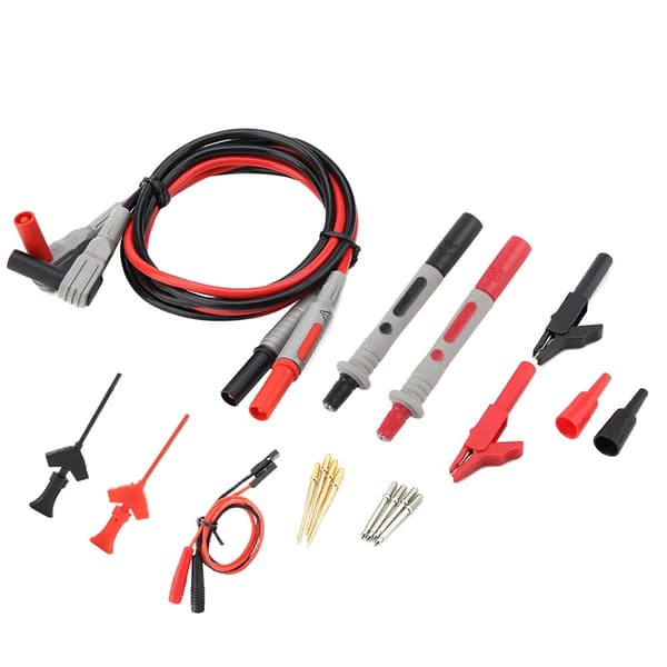 P1300C Elektronisk Digital Multimeter Testledningar, 1m Kabellängd, Hållbar Kopparkonstruktion,A