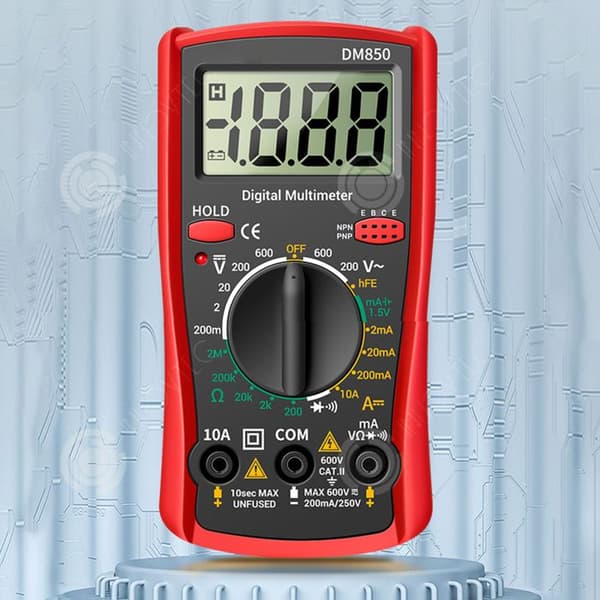 INN Digital multimeter Hög precision Digital display Data hållning Portabel Kompakt Multifunktions krets testare