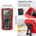 Miniatyrbild 2 av 4: INN Digital multimeter Hög precision Digital display Data hållning Portabel Kompakt Multifunktions krets testare