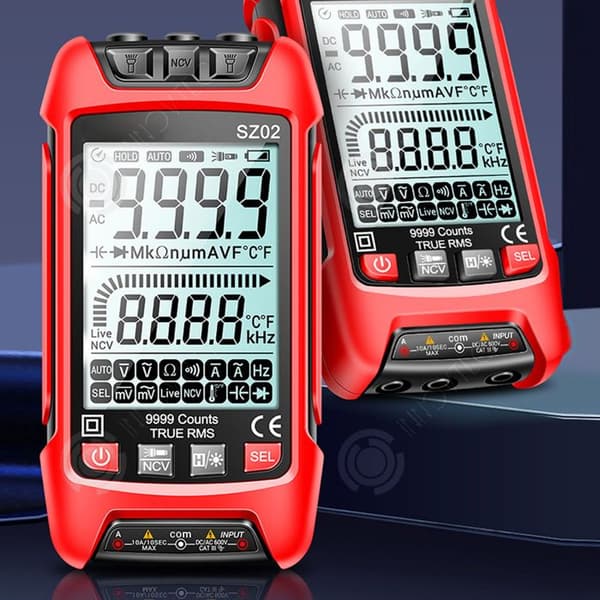 INN Digital multimeter LCD-skärm bakgrundsbelyst NCV Hög precision Helt automatisk Data hold Krets tester