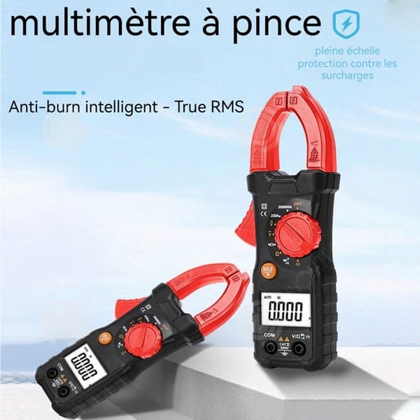 INN Digitalmultimeter med hög precision, nollidentifieringsfunktion, Firewire, överlastskydd, smart.