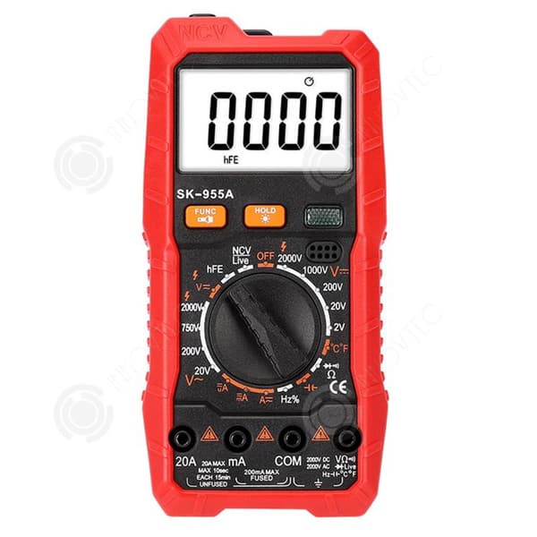 INN Digital multimeter Hög noggrannhet 2000V Tråduppskattning utan brand Temperaturmätning Spänningsdetektering NVC