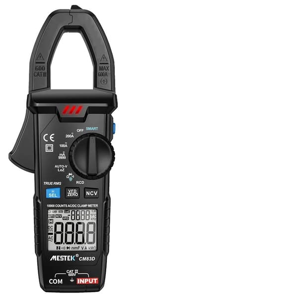 Digital klemmemåler, automatisk område, True RMS,CM83D DC AC Strøm