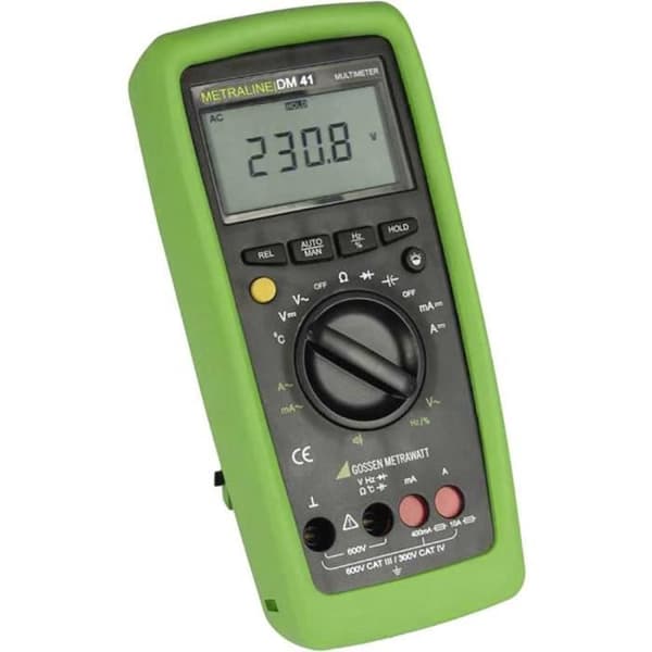 Gossen Metrawatt METRALINE DM 41 M192A digital multimeter CAT III 600 V, CAT IV 300 V Display (antal räkningar): 40