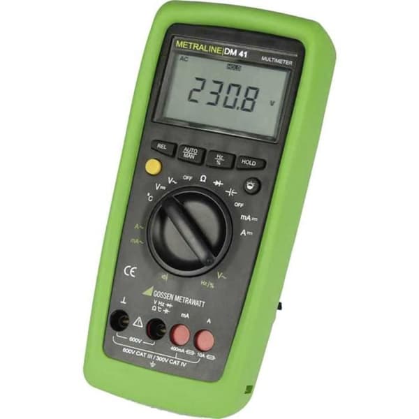 Gossen Metrawatt METRALINE DM 41 M192A digital multimeter CAT III 600 V, CAT IV 300 V Display (antal räkningar): 40