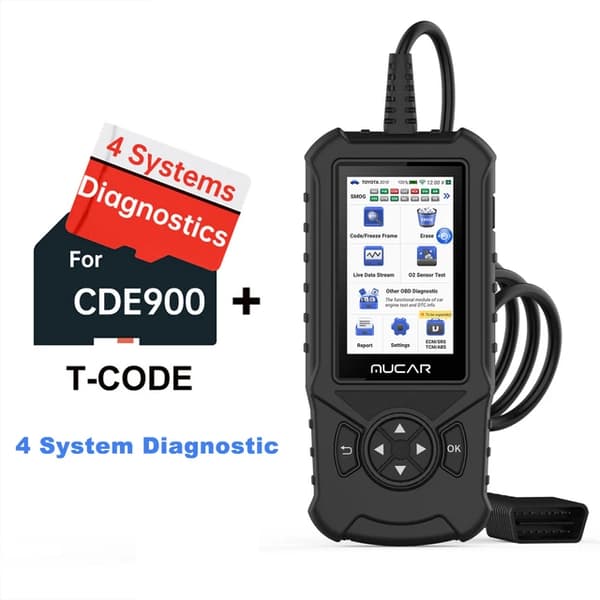 Bil Diagnostisk Værktøj, Motor ABS SRS TCM System, Gratis Opdatering, 4 System Diagnostic