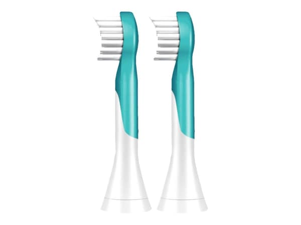 Philips Sonicare For Kids 2-pakning, kompakt størrelse, kompakte soniske tannbørstehoder