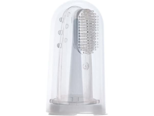 CANPOL BABIES_First toothbrush with massaging tabs in a container