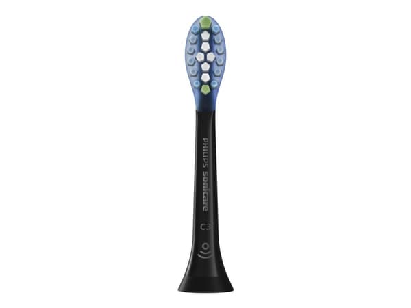 Philips Sonicare C3 Premium HX9042 Plaque Defence - Extra tandborsthuvud - till tandborste - svart (paket om 2) - för Sonicare DiamondClean HX9372; S