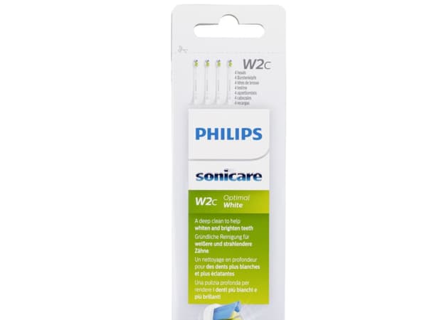 Philips Sonicare W2 Optimal HX6074 - Ylimääräinen hammasharjan pää - hammasharjaan - valkoinen (4 kpl:n pakkaus)