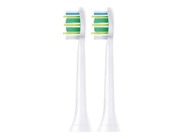 Philips Sonicare i HX9002 InterCare - Ekstra tannbørstehode - for tannbørste - hvit (pakke med 2)