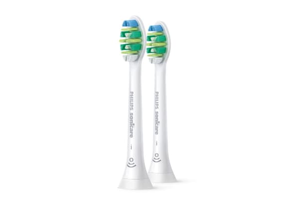 Philips Sonicare i HX9002 InterCare - Ekstra tannbørstehode - for tannbørste - hvit (pakke med 2)