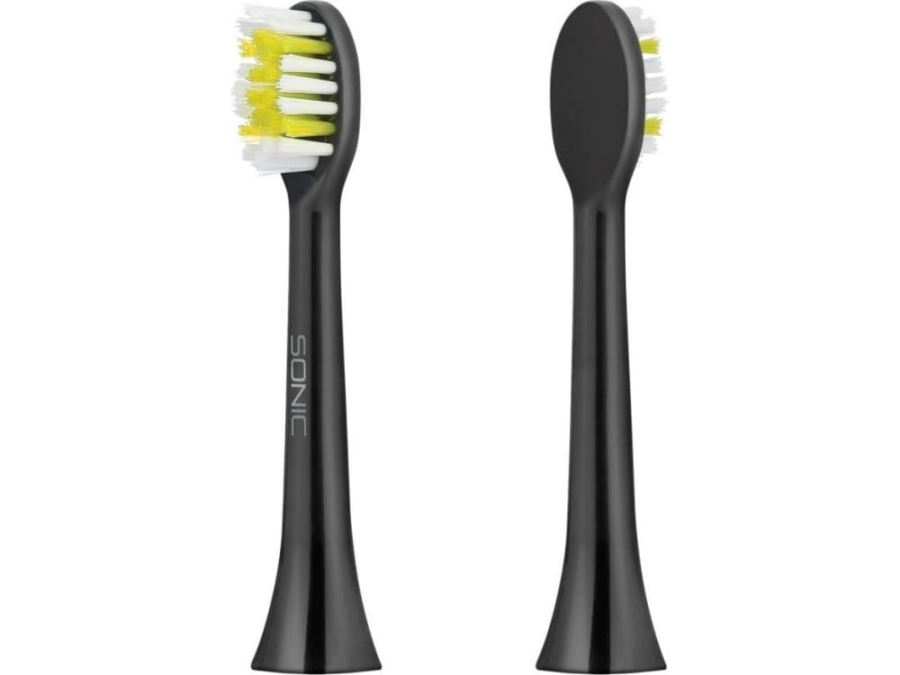 LECHPOL TSA8016 Replacement heads for Teesa Sonic BLACK toothbrush soft