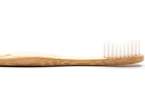 Humble Brush Humble Brush, Bamboo toothbrush, white - HBR00044