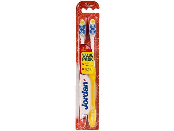 Jordan Total Clean mjuk tandborste 1 op.- 2 delar - 1256140320