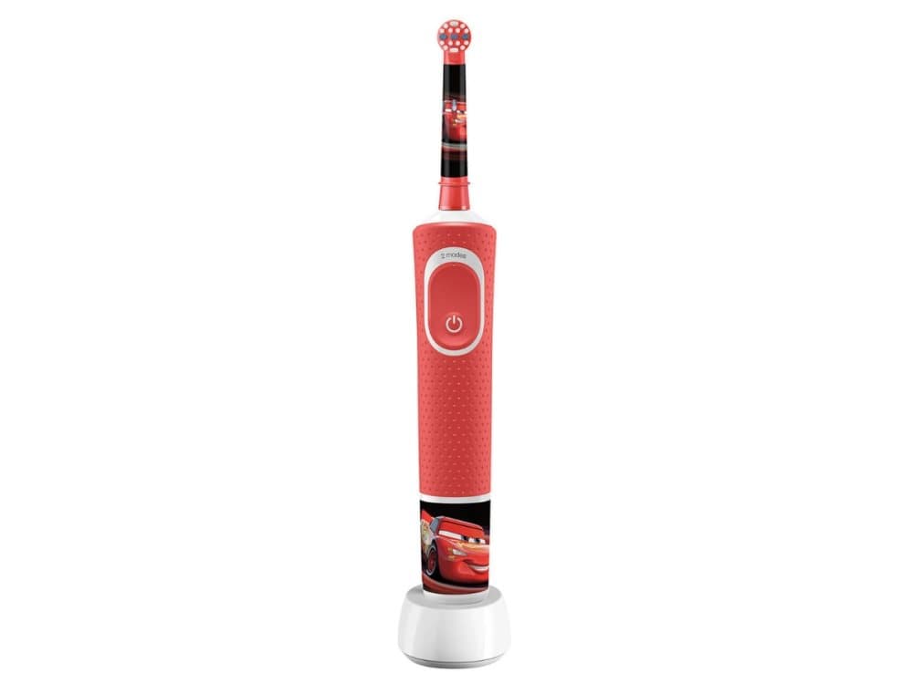 Oral-B Kids Electric Toothbrush Disney Cars Barn Roterende Tannbørste Rød