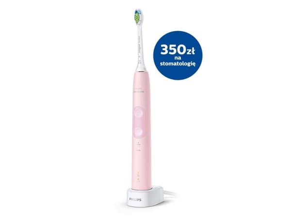 Philips Sonicare ProtectiveClean 4500 HX6836 - Tannbørste - trådløs - pastellrosa