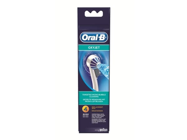 Oral-B OxyJet 4er Pack - Anslutningsuppsättning - för mundusch - vit