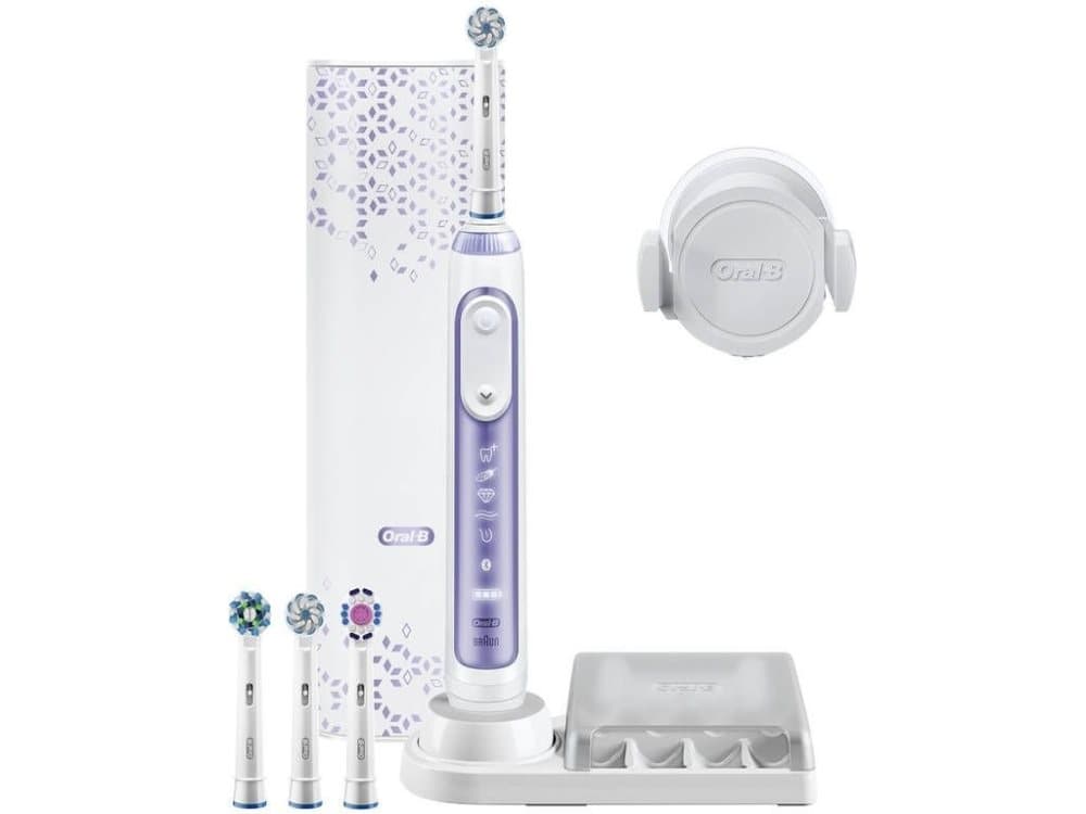 Oral-B Genius 10100S - Tannbørste - trådløs - orkidépurpur