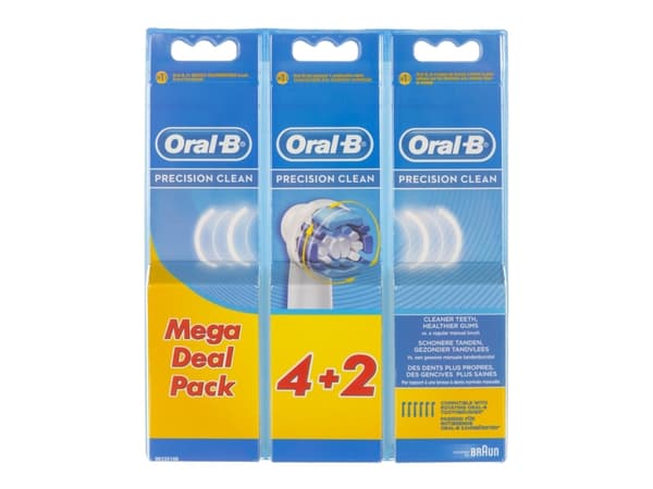 Oral-B - Reservborsthuvudsats - till tandborste - vit
