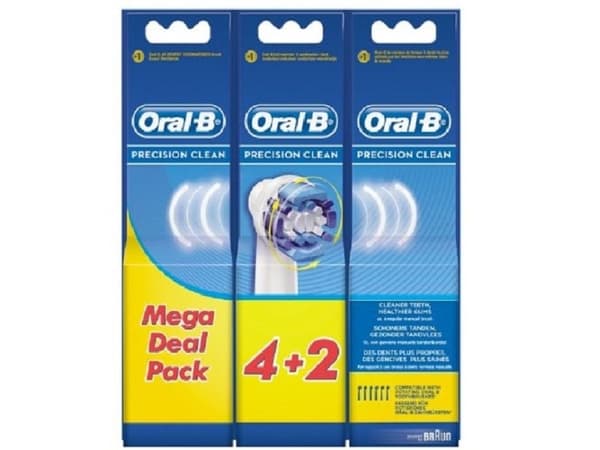 Oral-B - Reservborsthuvudsats - till tandborste - vit