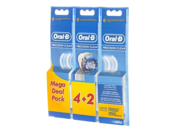 Oral-B - Reservborsthuvudsats - till tandborste - vit
