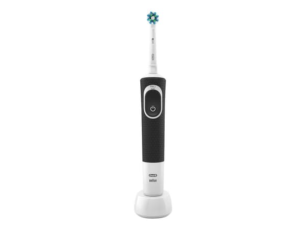 Oral-B Vitality 100 CrossAction Voksen Roterende vibrerende Tannbørste Sort, Hvit