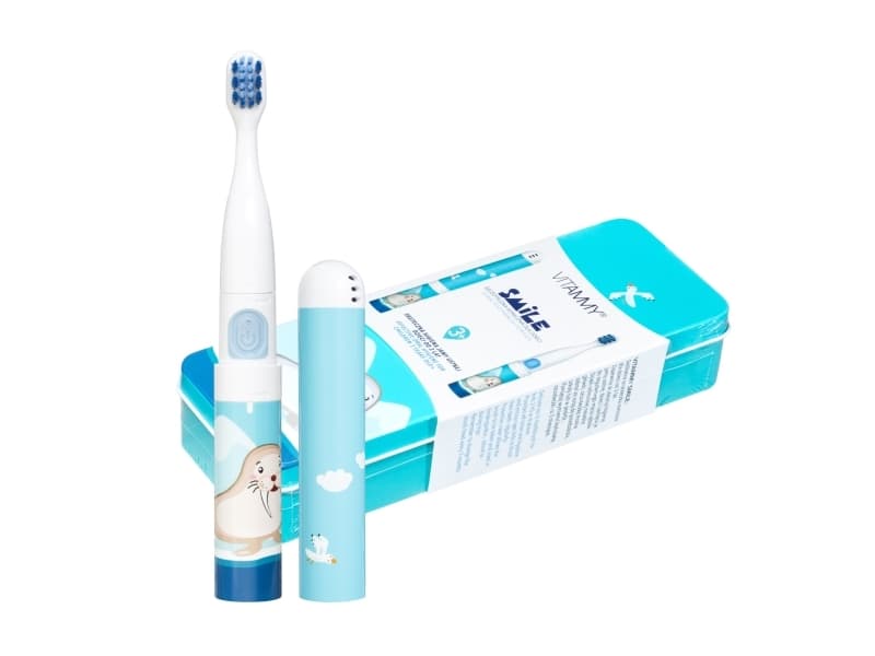 Vitammy TOW011676, Barn, Ultraljudstandborste, Multifärg, Mjuk, 3 År, Batteri