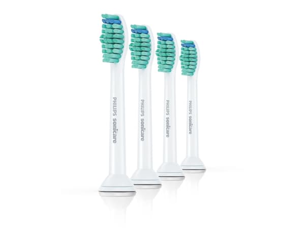 Philips Sonicare ProResults Normaalit Sonic-harjaspäät, 4 kpl, 4 kpl, Valkoinen, Keskikokoinen, BPA-Free, FlexCare+, FlexCare, HealthyWhite, HydroCle
