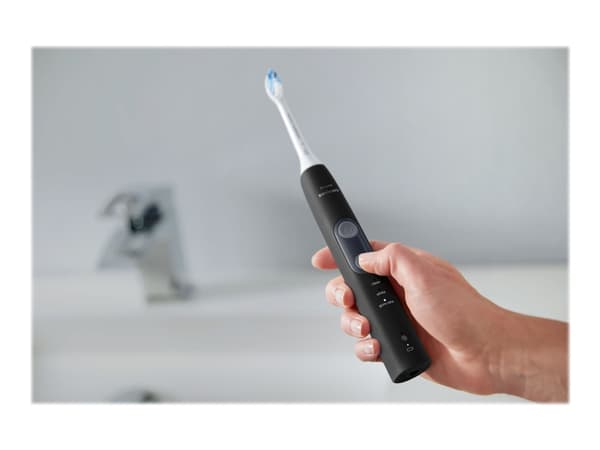 Philips Sonicare ProtectiveClean 5100 HX6850 - Tannbørste - trådløs - svart/grå