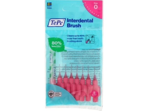 TePe interdentalbørster Tepe Pink (8 deler)