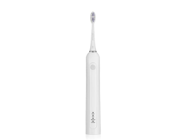 SEYSSO Carbon Basic, Voksen, Sonik tannbørste, 8200 bevegelser per minutt, Daglig stell, Massasje, Soft (myk), Hvit, Batteri