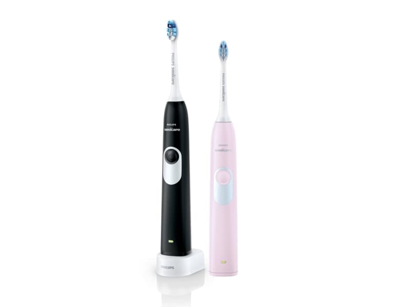 Philips Sonicare 2 Series gum health HX6232/41 elektrisk tannbørste Voksen Sonik tannbørste Sort, Rosa