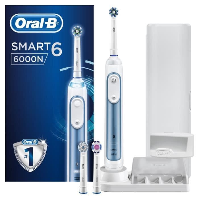Oral-B Smart 6 6000N Elektrisk tandbørste af BRAUN - Blå