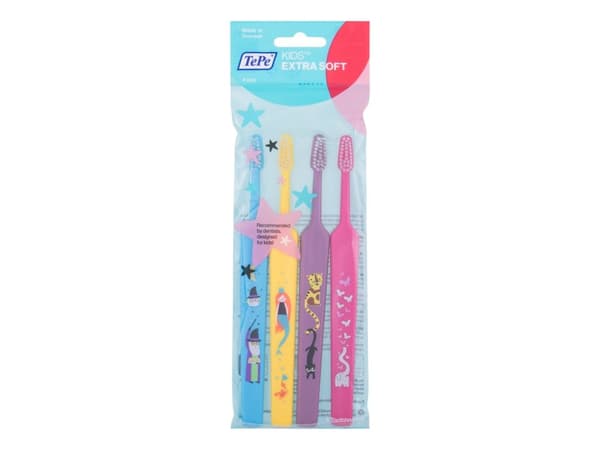 Kids Zoo (Extra Soft) toothbrush (Extra Soft) 4 pcs