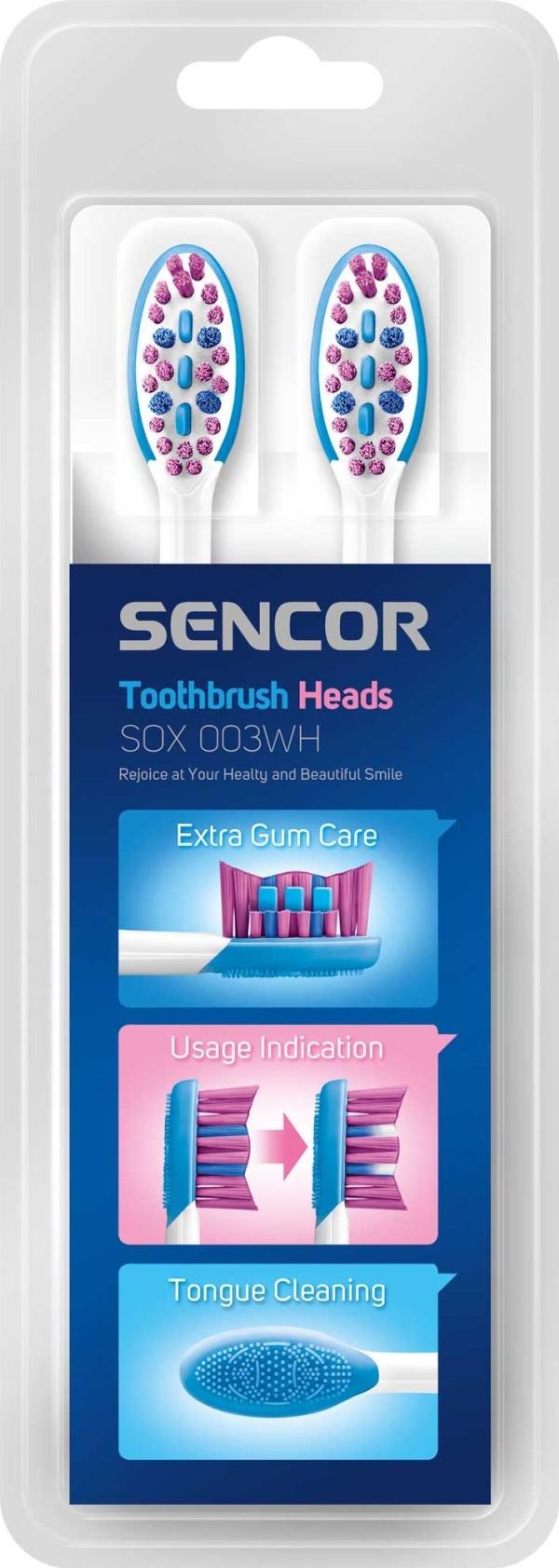 Sencor SOX 003WH harjan kärki Sencor SOC 1x, 2x ja 3x äänihammasharjoihin