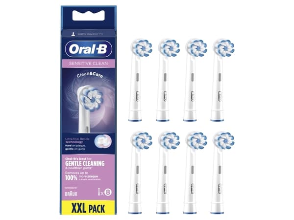 Oral-B Sensitive Clean 80339548 hammasharjan pää 8 kpl Valkoinen