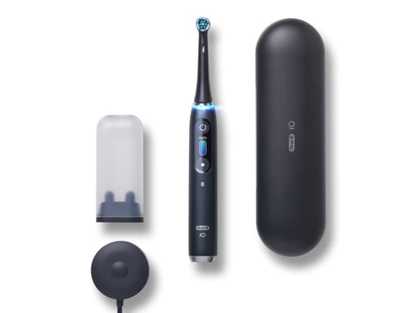 Oral-B iO 4210201363095, Vuxen, Roterande tandborste, Daglig vård, Djuprengöring, Gum omsorg, Känslig, Tandblekning, Svart, Svart, Rund