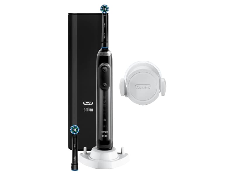 Oral-B Genius 80326274, Vuxen, Roterande och oscillerande tandborste, Gum omsorg, Känslig, Tandblekning, Svart, Ungern, Batteri