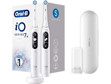 Braun Oral-B iO Series 7N white - Alabaster with 2nd handpiece