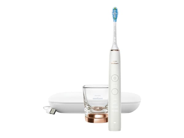 Philips Sonicare DiamondClean 9000 HX9911 - Tannbørste - trådløs - rosegull
